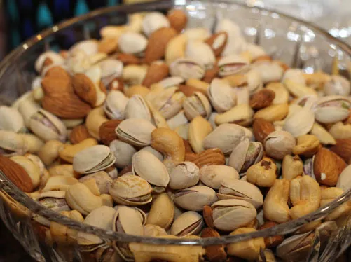 A bowl of nuts